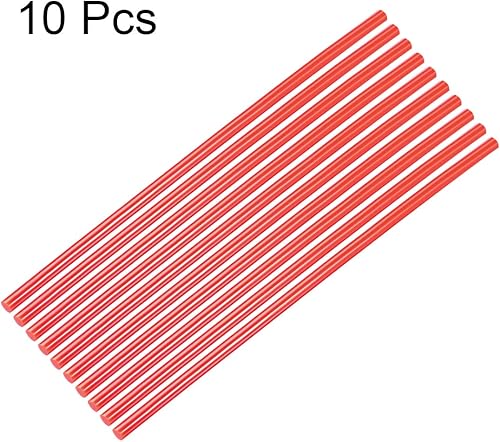 Vista 45 de uxcell 10 barras de pegamento caliente para pistola de pegamento de 7/16 pulgadas x 10 pulgadas Mini pegamento adhesivo de fusión en caliente palo