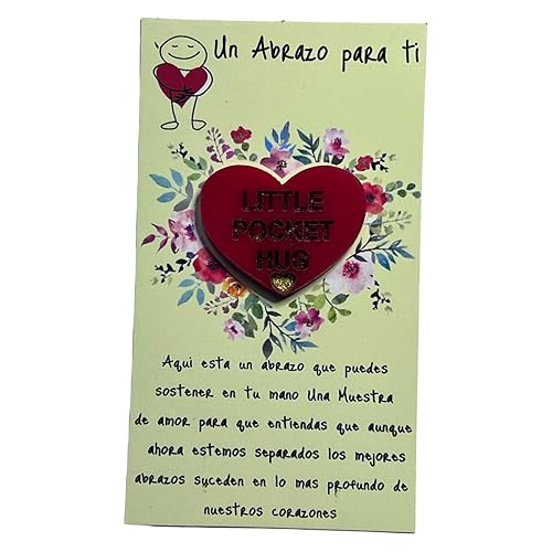 Miniatura 2 de mini Tarjeta de abrazo portátil en español símbolo de amor que calentará tu corazón y difundirá el amor (ESPAÑOL)