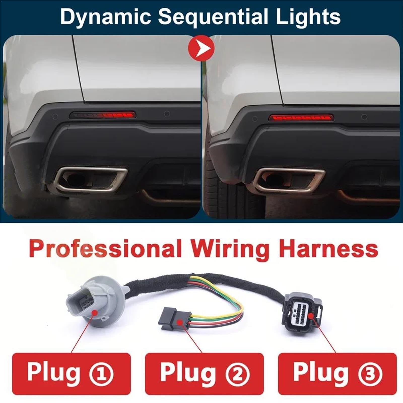 Coche Luz Antiniebla Trasera Para Honda Para CRV 2023-2025