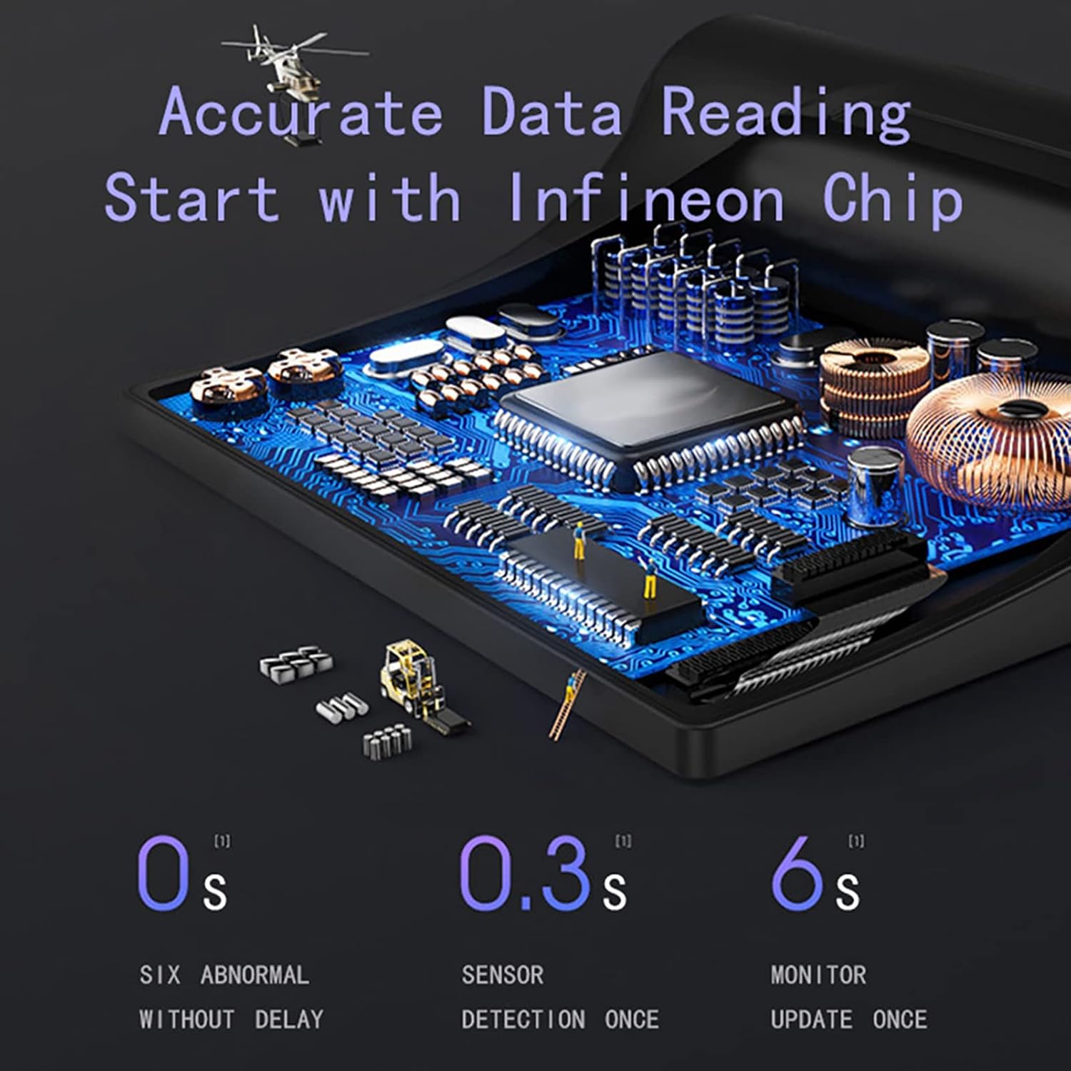 Tire Pressure Monitoring System C260 TPMS Tire Pressure Monitor System with Solar Charger, TPMS 5 Alarm Modes, LCD Display, Auto Sleep Mode, 4 TPMS Sensors, Easy to Install