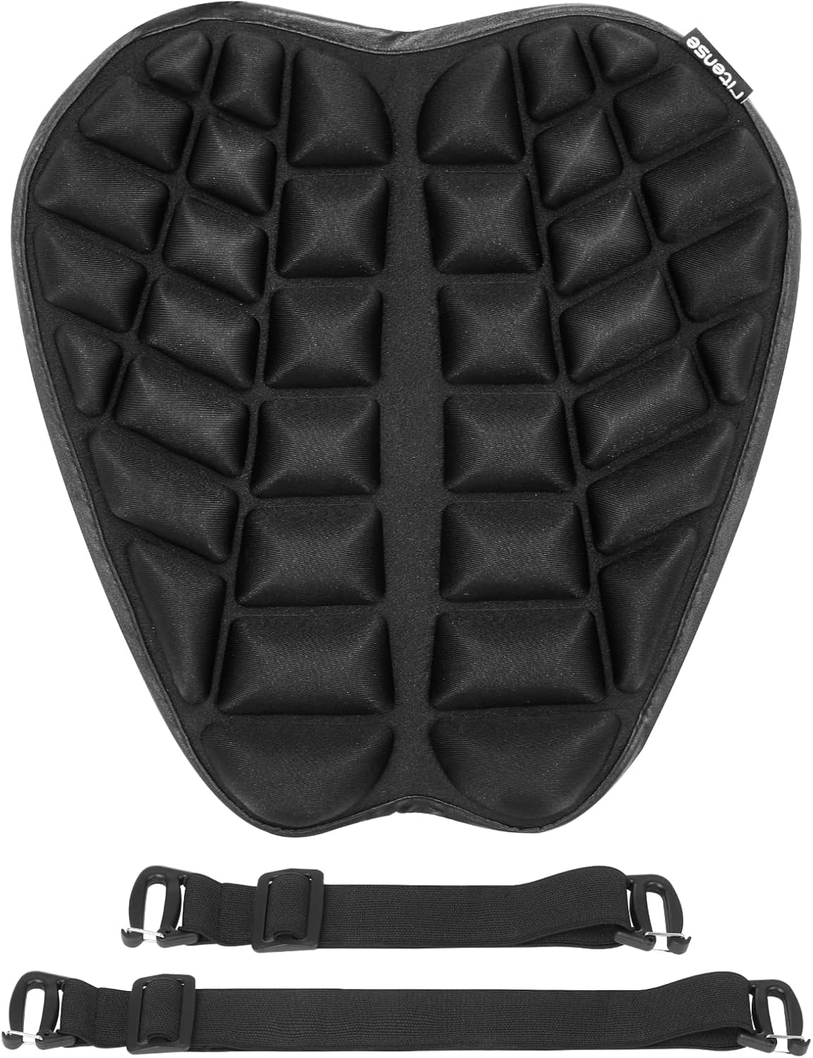 13.8x15.8in Universal Motorcycle Seat Cushion with 3D Shock Absorption