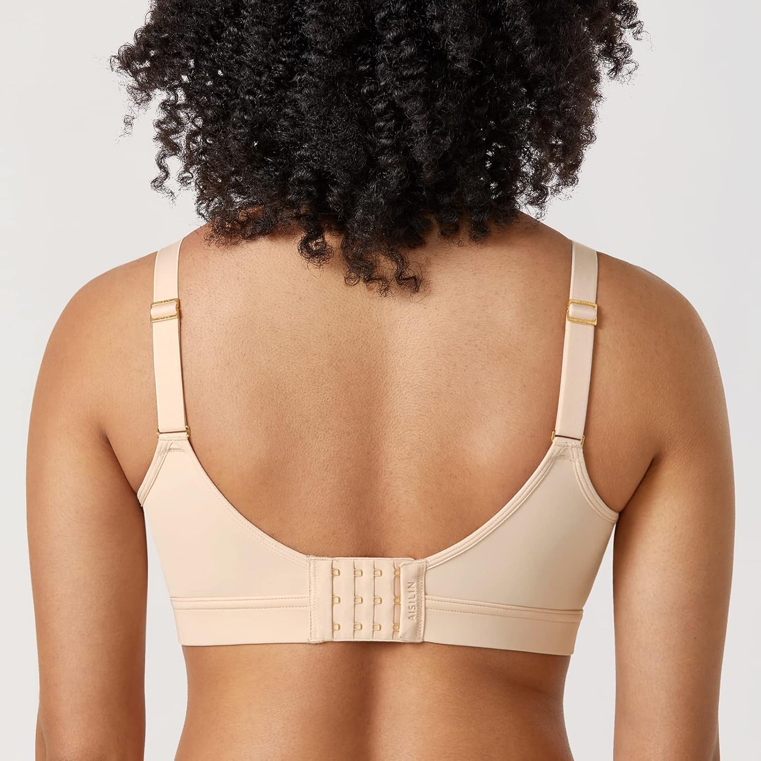 AISILIN Women's Plus Size Wireless Bra Support Comfort Full Coverage Unlined No Underwire Smooth - Image 5