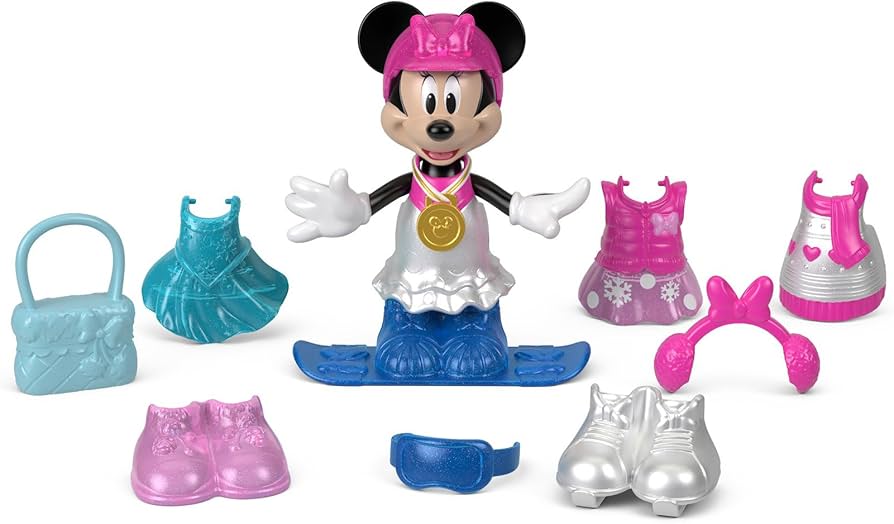 Amazon.com: Fisher-Price Disney Minnie, Winter Sports : Toys & Games