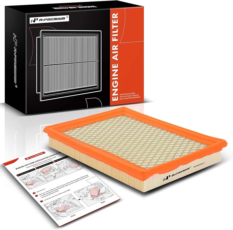 A-Premium Engine Air Filter Compatible with Nissan & Infinit Models | for Nissan Rogue, Sentra, 300ZX, Juke & Infiniti FX35, FX37, FX50, M56, Q50, Q60, Q70, Q70L, QX70