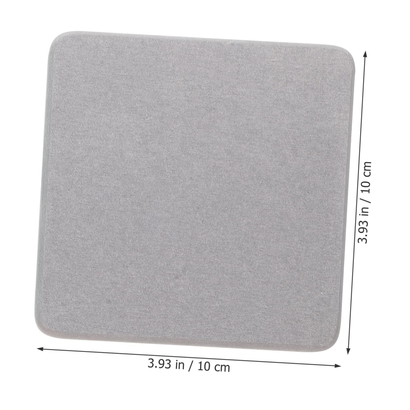 IMIKEYA 4Pcs Multi Functional Water Absorbent Mat for Bathroom Kitchen and Home Tabletop Coasters to Prevent Humidity and Water Leakage Design Mixed