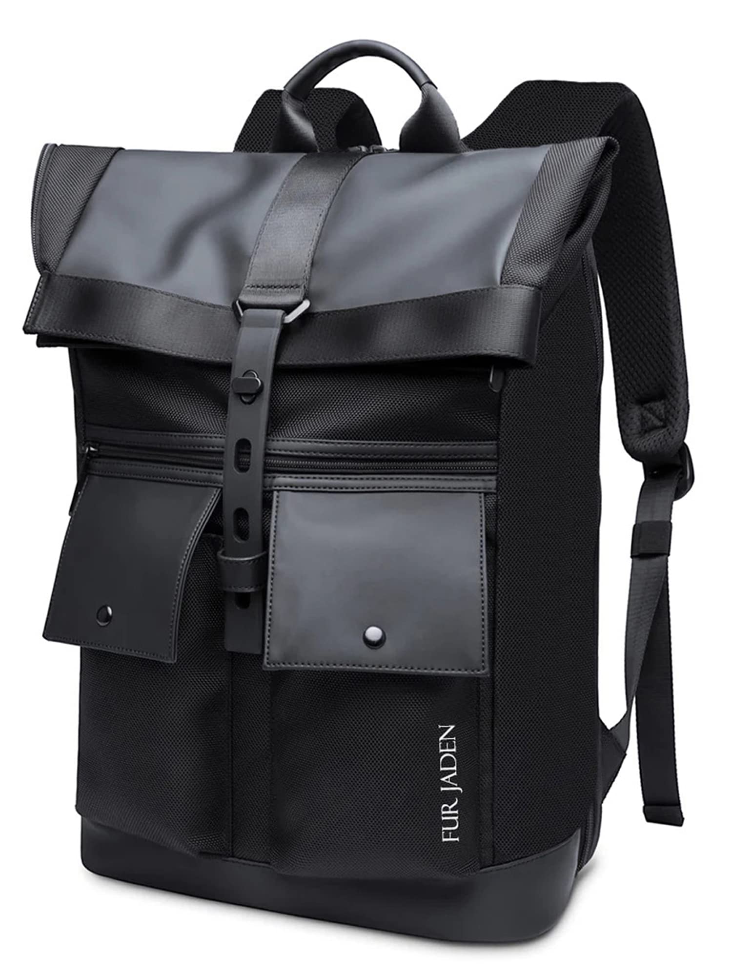 FUR JADEN Pro Series Innovative Sack Styled Smart Anti-Theft Travel Laptop Backpack for Men & Women For Business Professionals & College Students (Graphite Black) (B0C2L2PN4H) Amazon Price History, Amazon Price Tracker