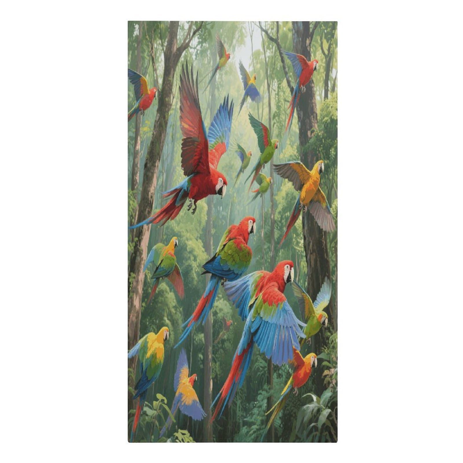VstaDank Parrots Beach Towel Vacation Essentials Sand Free Soft Quick Dry Swim Towels 61"x30" Modern Extra Large Towels Lightweight Microfiber Beach Towel for Swimming Pool