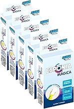 Kit 5 Esponjas Mágicas Original Bucha de Melamina Multiuso para Limpeza Poderosa Tira Manchas Gorduras Sujeiras Rabiscos e Mais Limpa Tenis Parede Sapato