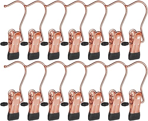 FREZON Paquete de 30 ganchos organizadores para botas para armario, soporte para botas, clips para colgar, perchas multifuncionales portátiles de un