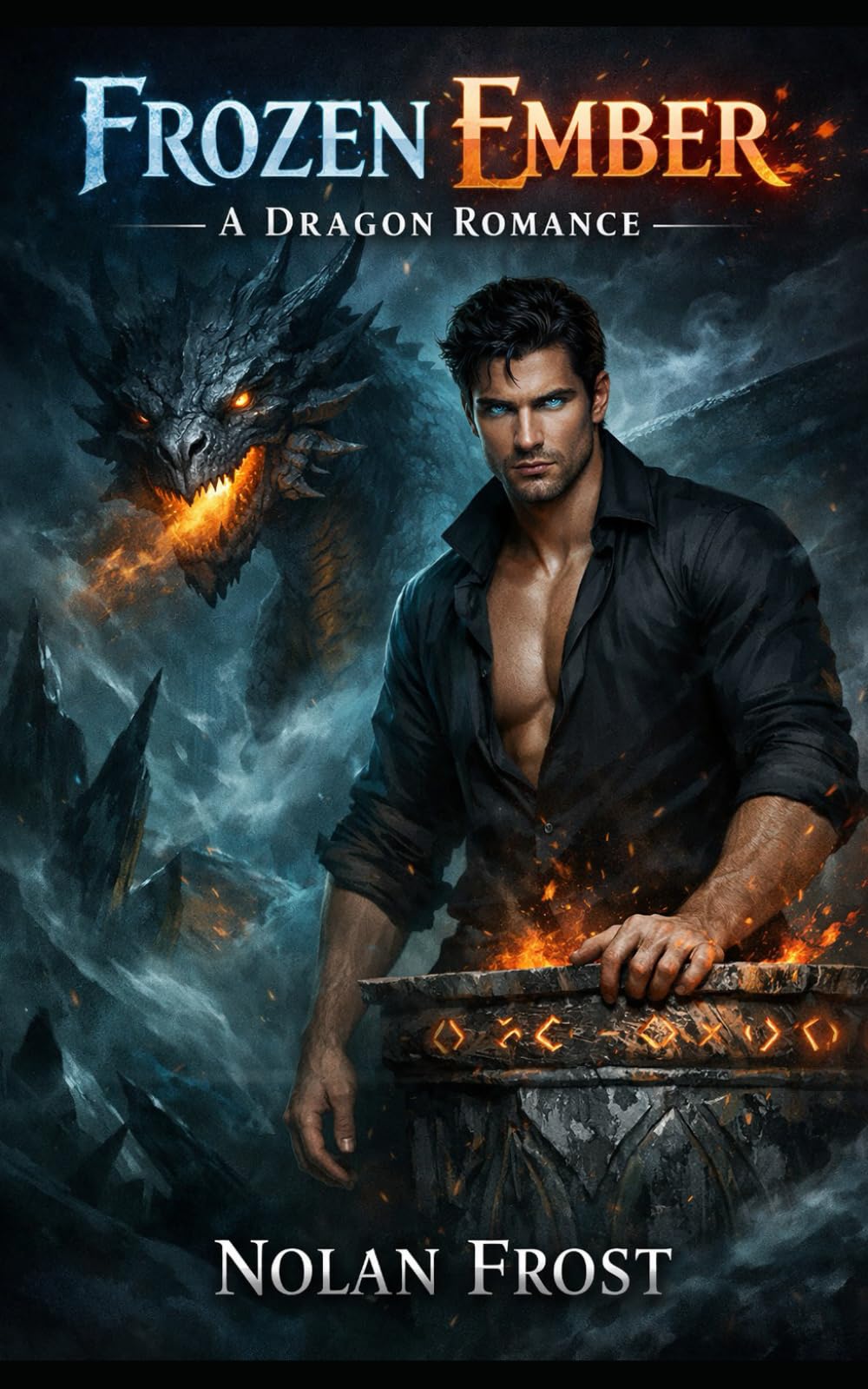 Frozen Ember: A Dragon Romance (Shadows of Primal Glass)