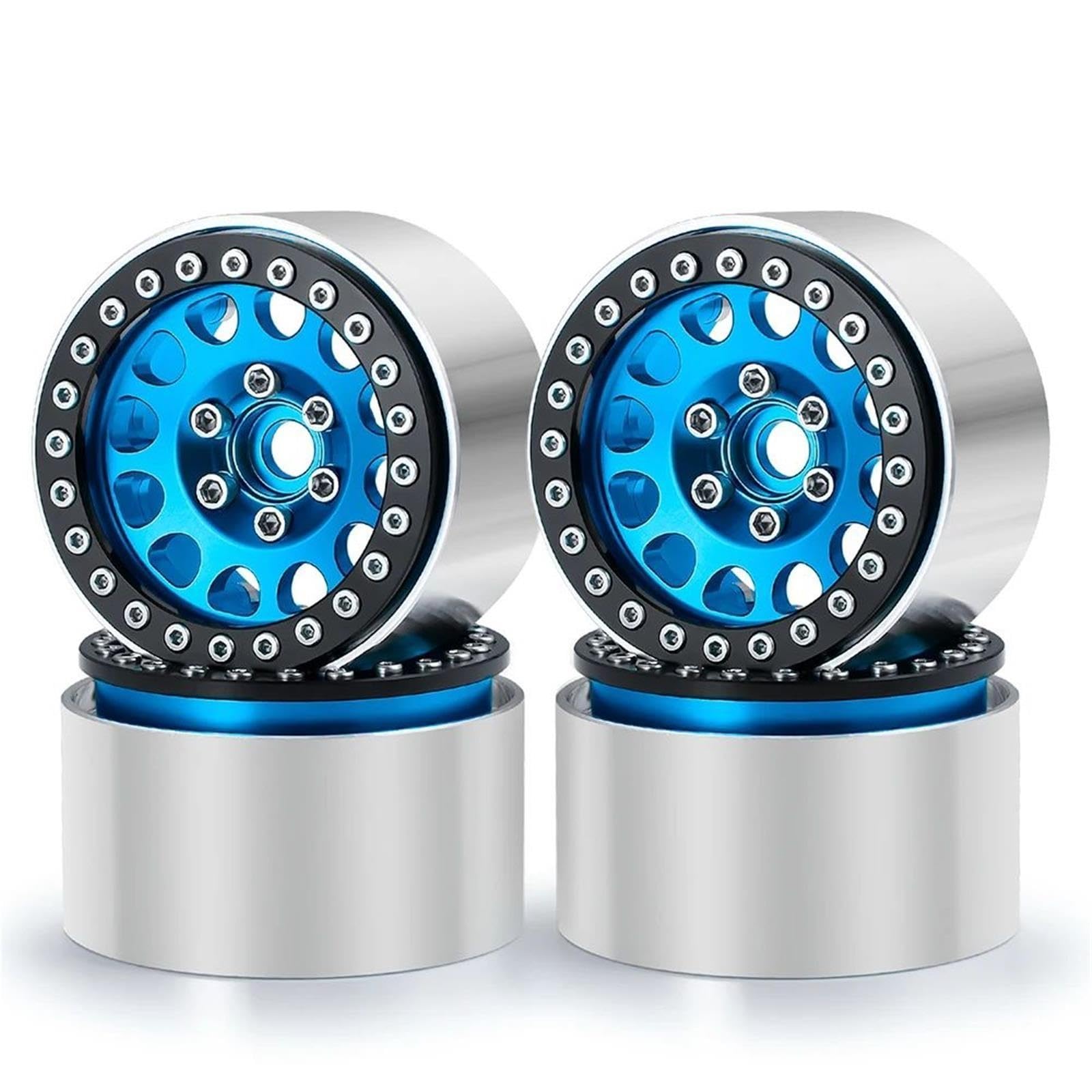 Cerchione Beadlock 1,9 "Rc 4 Pezzi Per TRX4 Per TRX6 D90 4WD 1/10
