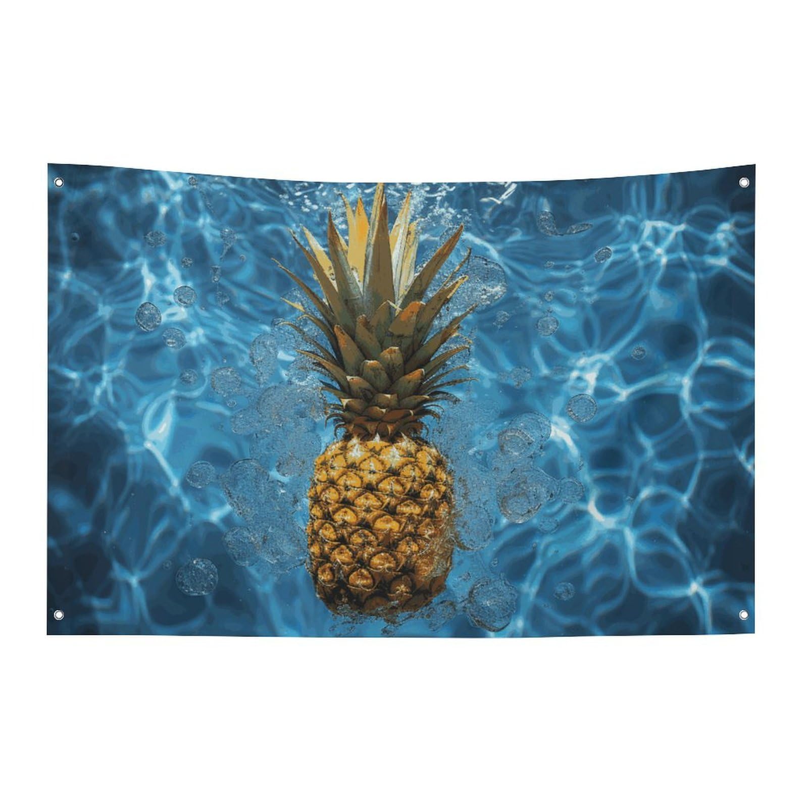 Drapeau ananas de qualité supérieure en polyester durable pour festival