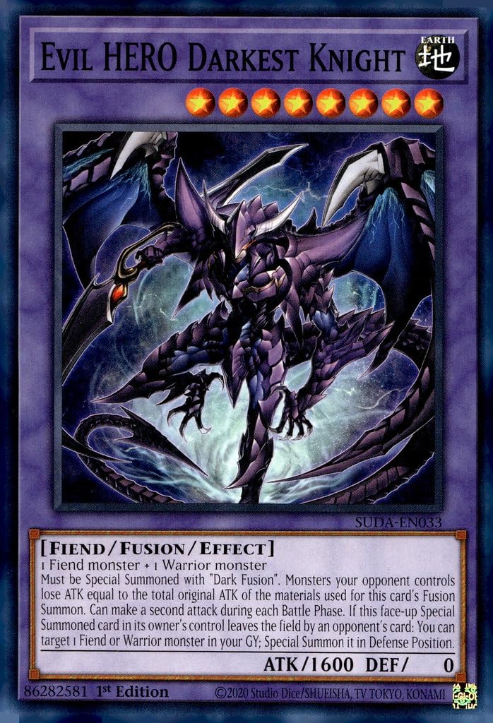 Evil Hero Darkest Knight - SUDA-EN033 - Common - 1st Edition