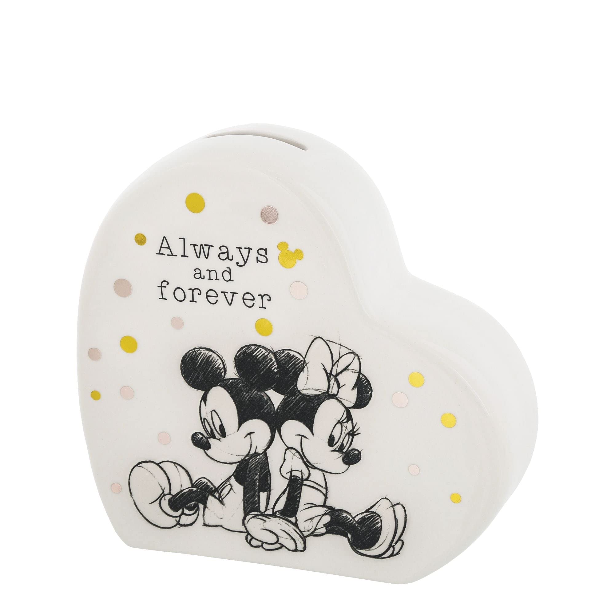 Enchanting Disney Collection Mickey & Minnie Money Bank