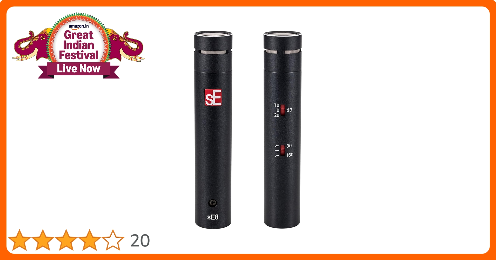 sE Electronics sE8 Matched Pair : Amazon.in: Musical Instruments