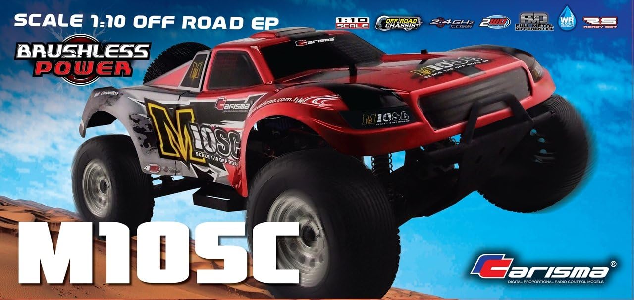 Carisma 71268 M10SC Short Course Truck Brushless Ready to Run 1/10 Scale 2WD RC Vehicles