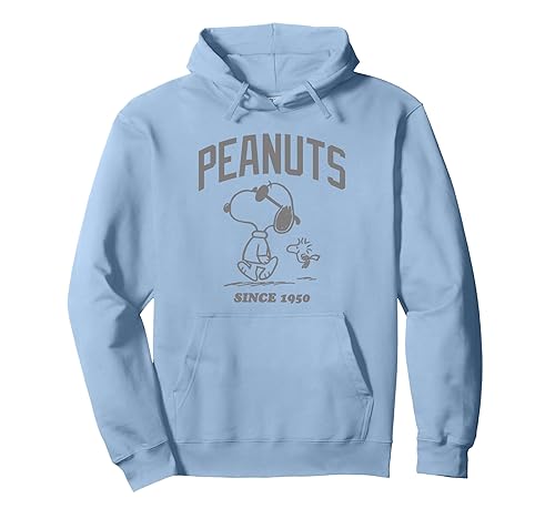 Snoopy And Woodstock Outline Since 1950 Pullover Hoodie