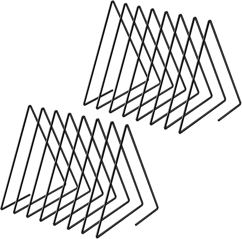 2 juegos de estantes triangulares para carpetas de archivos, soporte de archivos de 7 secciones, clasificador de almacenamiento de archivossoporte,