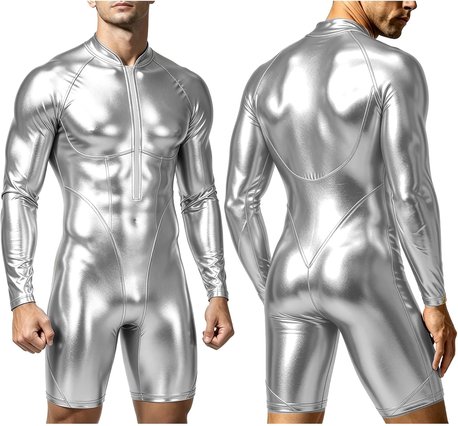DINORMIN Men Long Sleeves Solid Diving Suits Scuba Suit