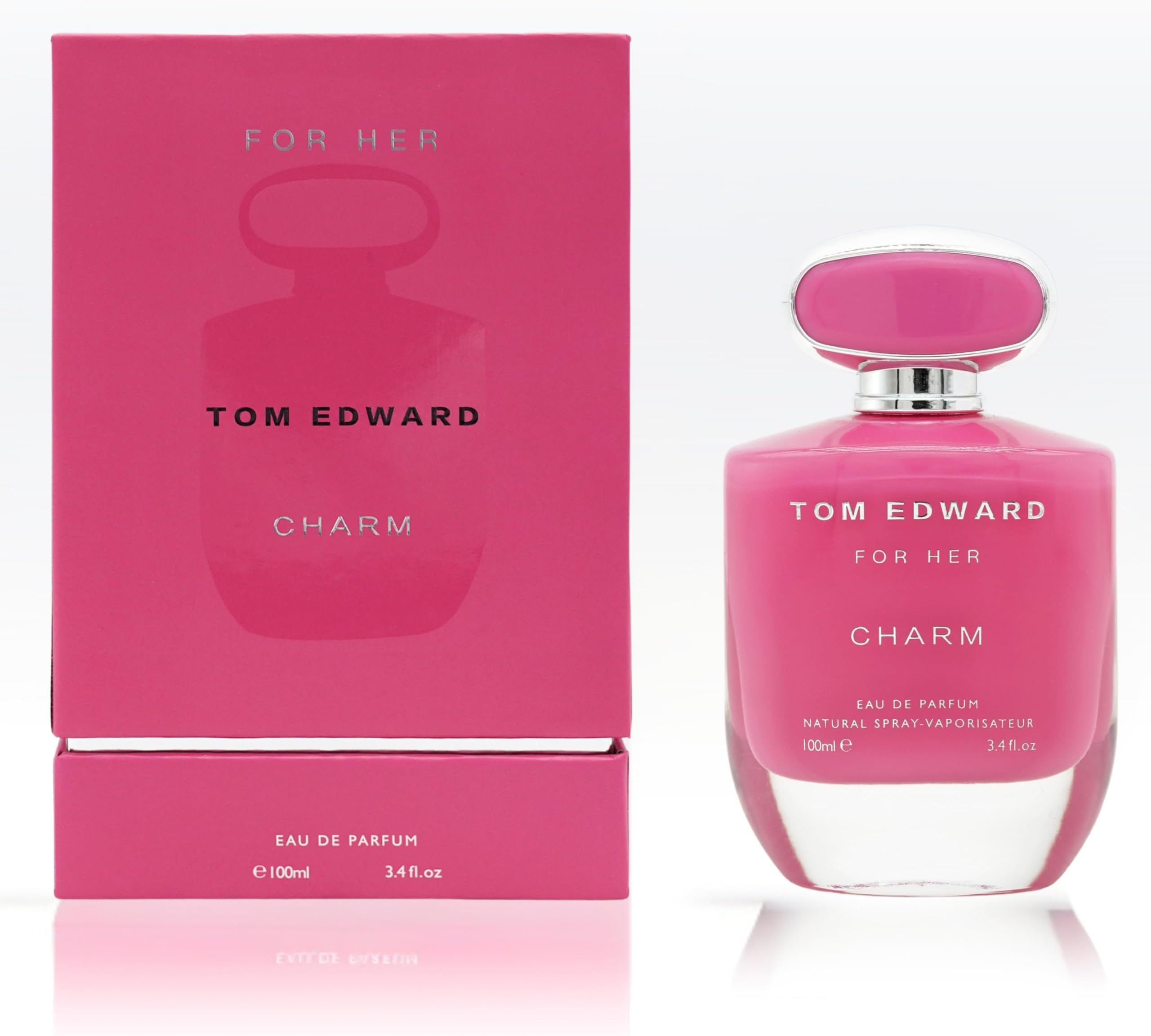 CHARM by Tom Edward Women's Eau de Parfum, 100 ml - With Floral, Fruity & Woody Notes | Long Lasting Perfume for Women