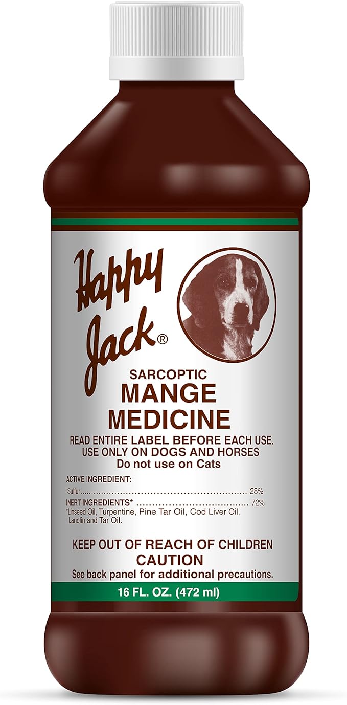Happy Jack Mange Medicine & Mange Treatment for Dogs