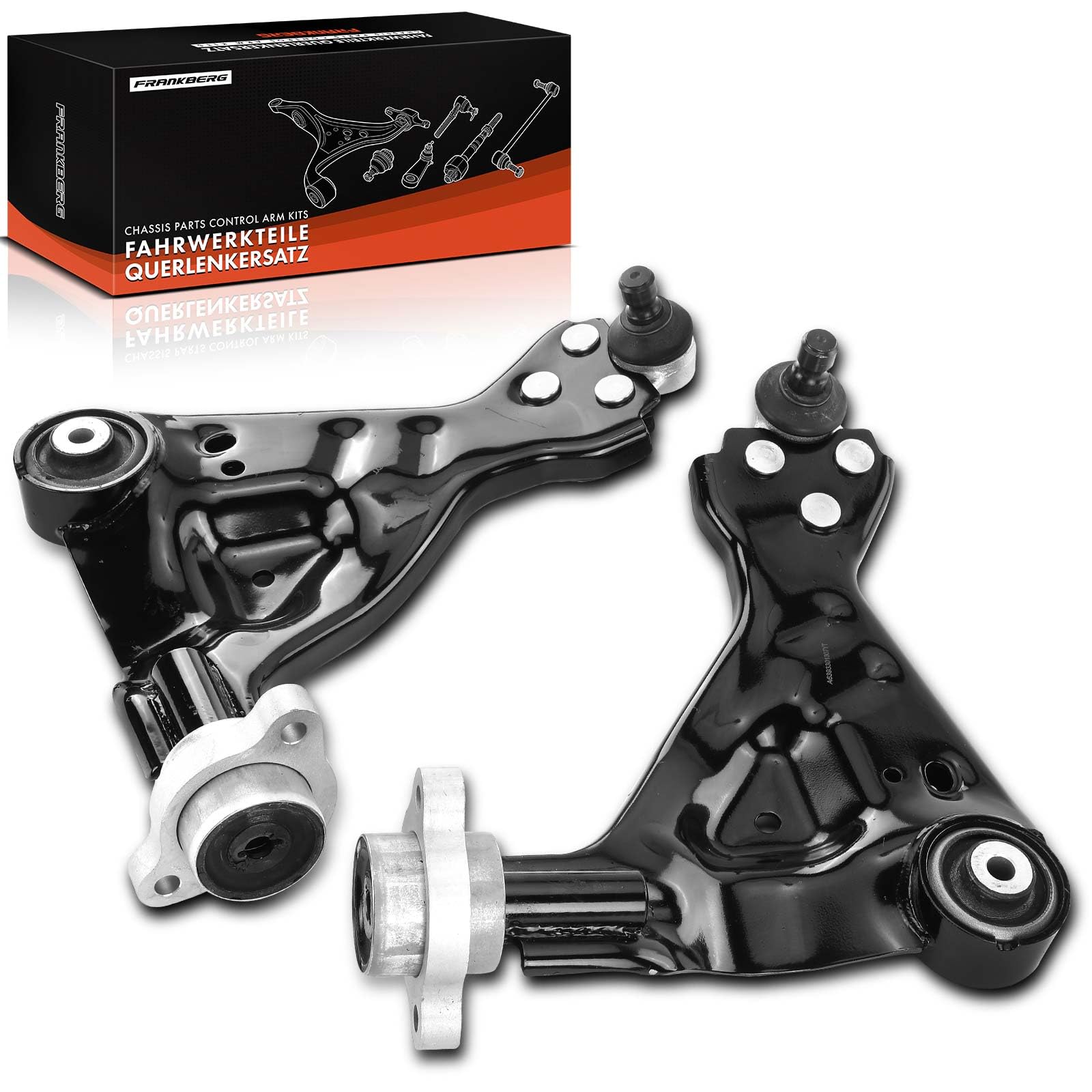 Frankberg 2x Querlenker + Traggelenke Vorderachse unten Kompatibel mit Viano W639 2010-2013 Vito W639 113 116 110 115 109 111 120 122 119 126 123 2010-2014 Replace# 6393301501