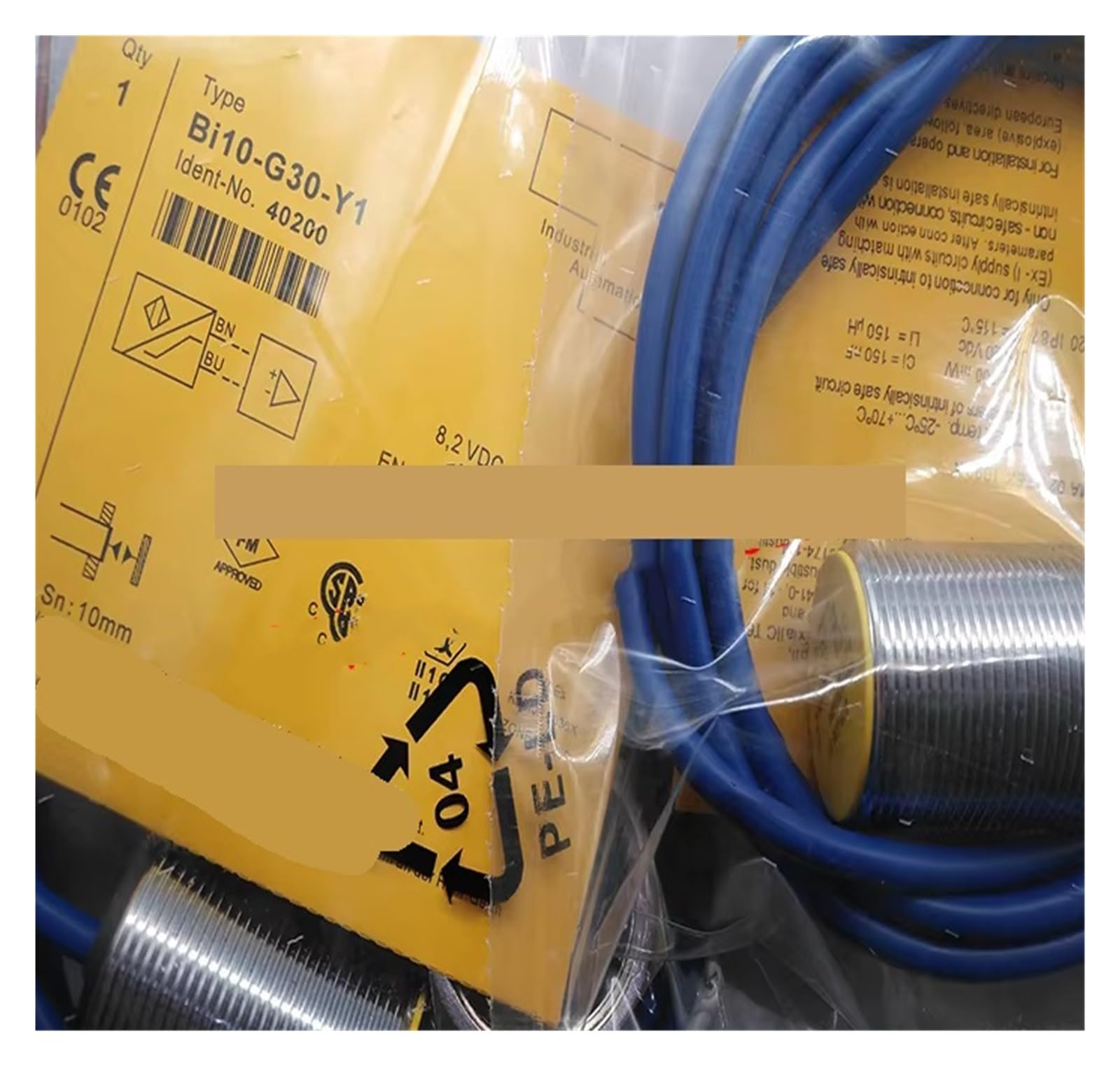 ZVQYSGIW 2pcs BI10-G30-Y1X-H1141 sensor