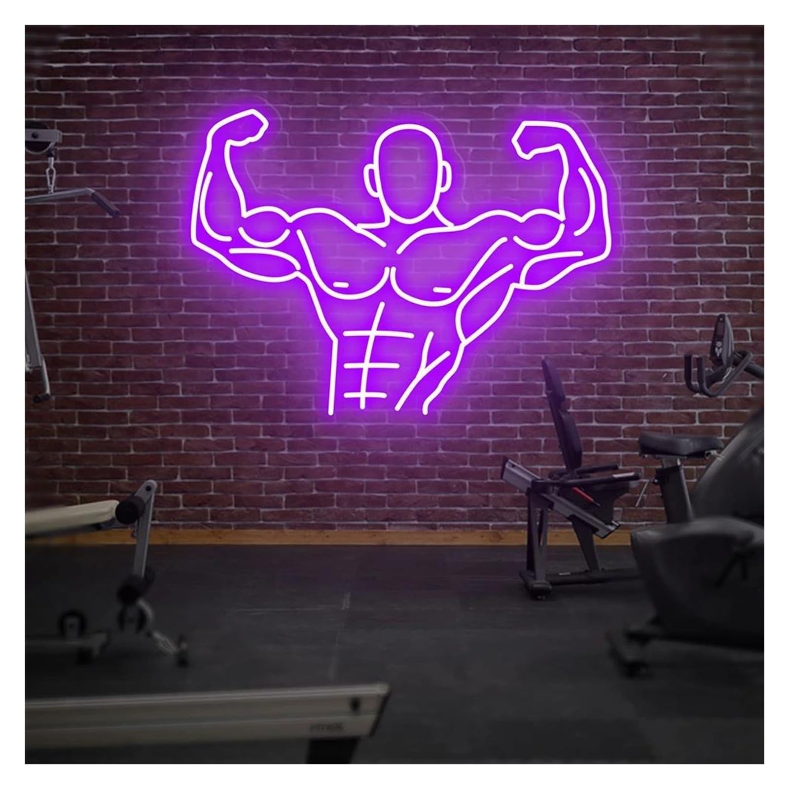 Muscolo per insegna al per neon per LED con luminosità regolabile alimentata tramite per USB personalizzata(A)