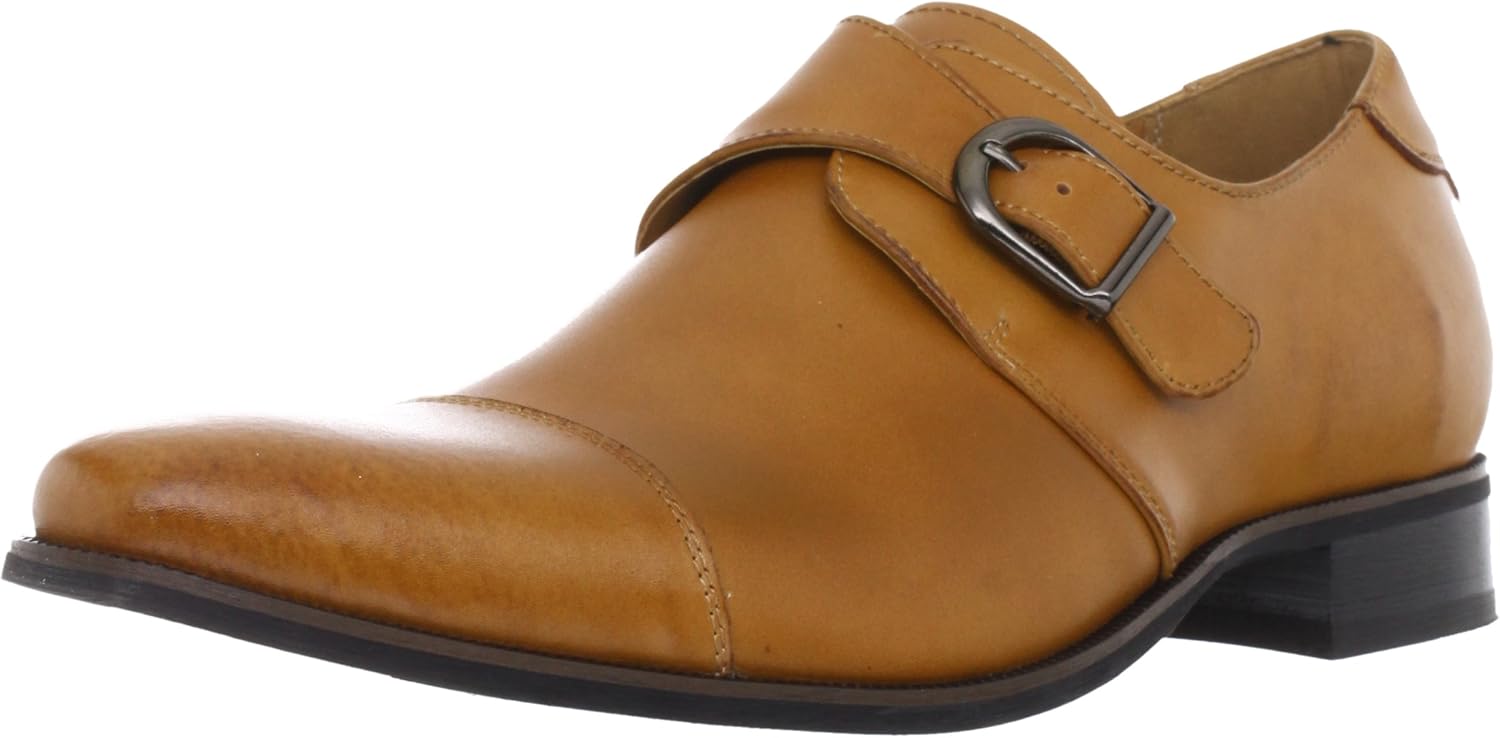 [サラバンド] ビジネスシューズ シークレットシューズ 革靴 6cm ヒールアップ 本革 メンズ 撥水 モンクストラップ レザー ロ