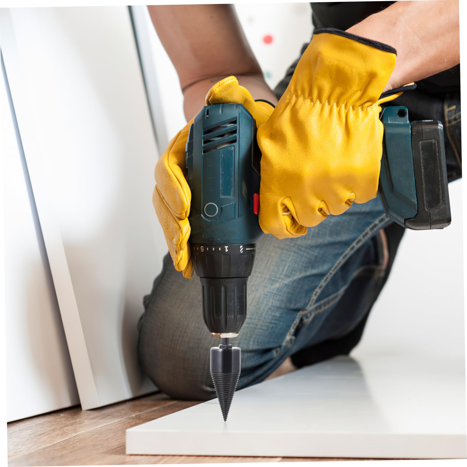 VANZACK Set Di Punte Coniche Per Trapano Punte Per Spaccare La Legna Punte Per Spaccare La Legna Da Ardere Utensili Per La Lavorazione Del Legno