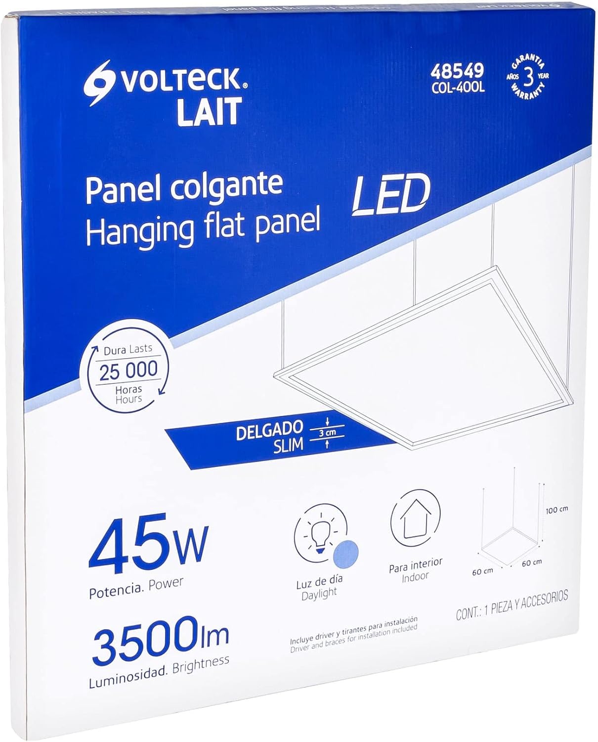 Volteck LED Panel in an office setting