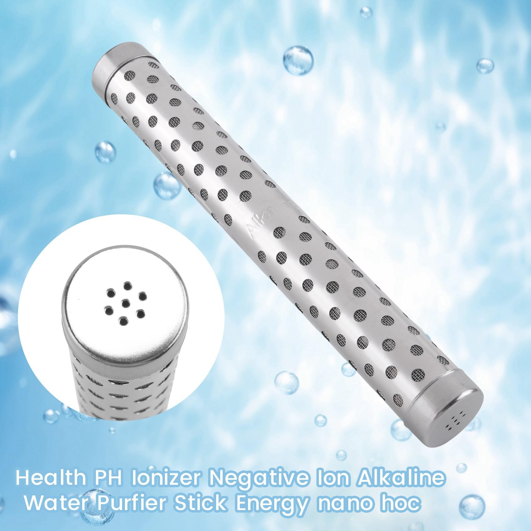 Health PH Ionizer Ion Negativo Purificador de Agua Alcalina Stick Nano Hoc