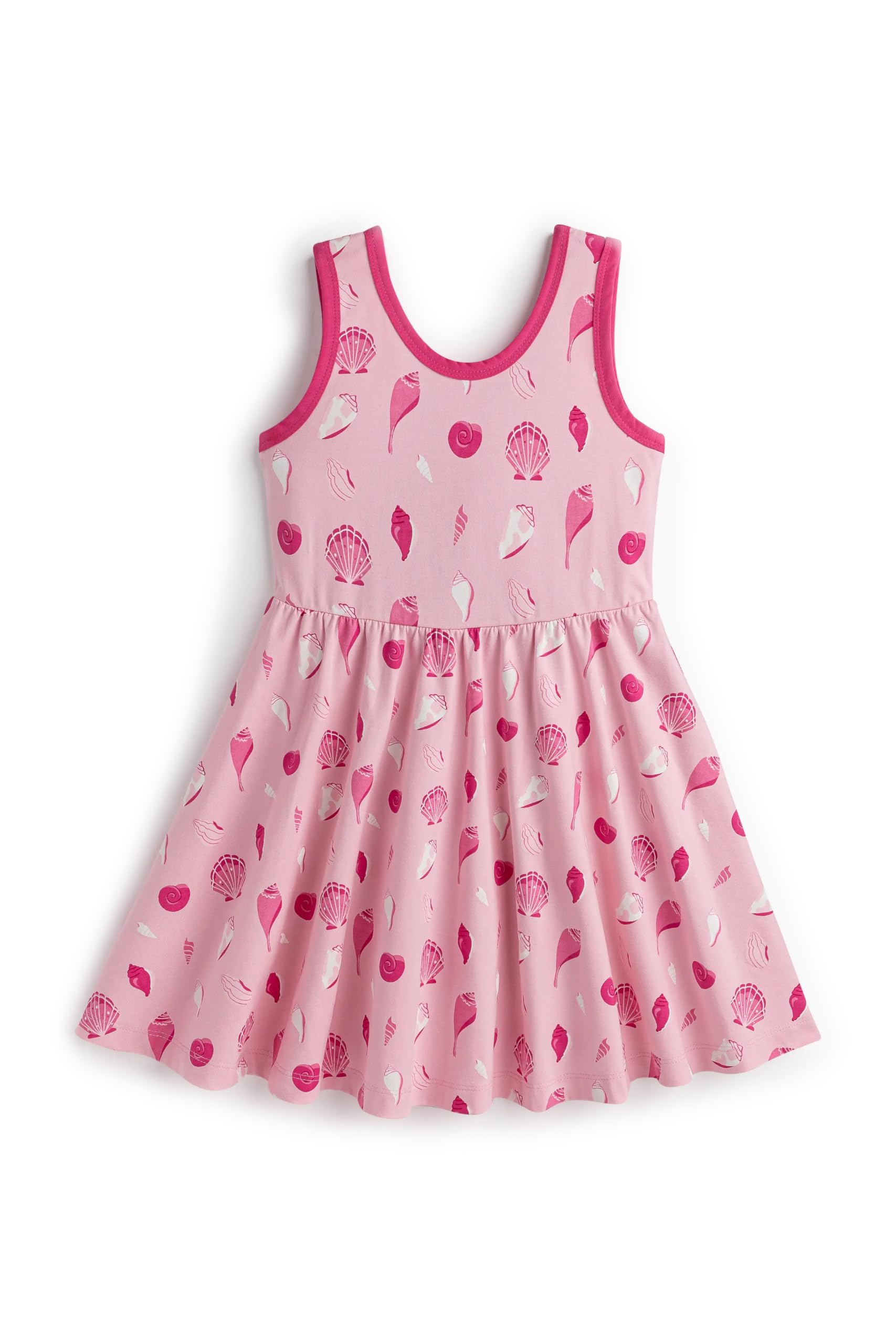 monica + andy Short Sleeve Let's Dance Dress, Organic Cotton Playwear Clothes for Girls, Kids, Toddler &amp; Infant Sizes