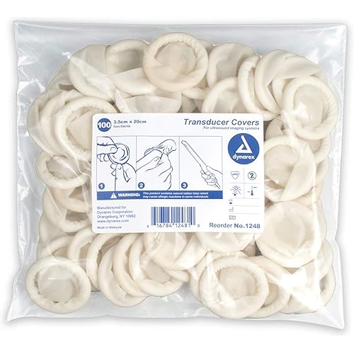 Ultrasound Transducer Probe Covers - 2 Packs of 100 (2 Pack)