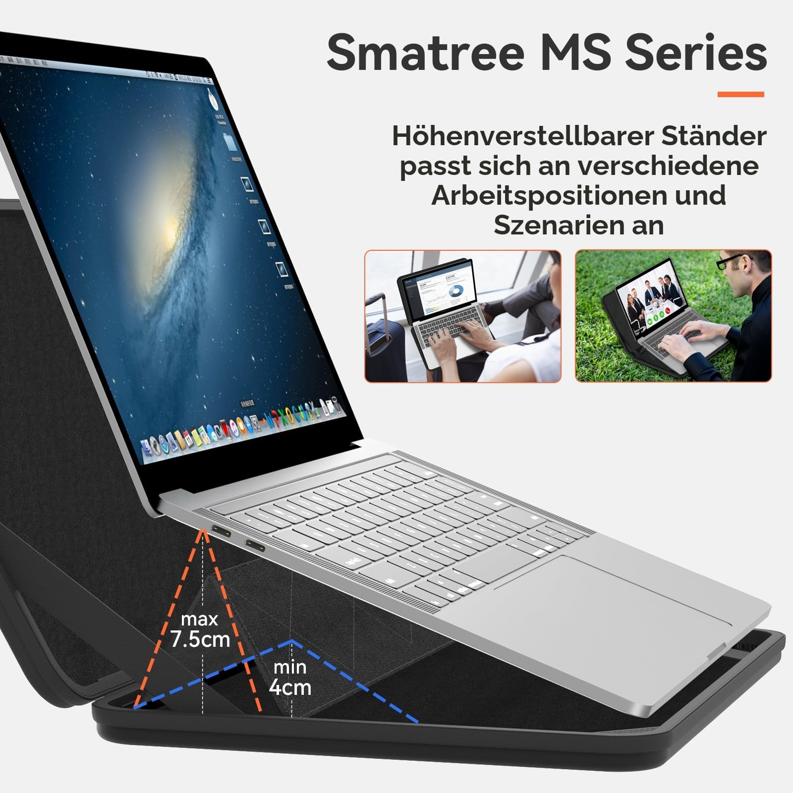Smatree MS89 Hard Eva Schutzhülle mit Ständer Kompatibel für 15,6 Zoll ASUS TUF Gaming F15/A15, für TUF Dash F15 2022/2021, 16 Zoll TUF Gaming A16 2024/2023, ASUS Zenbook Pro 16X OLED UX7602 case