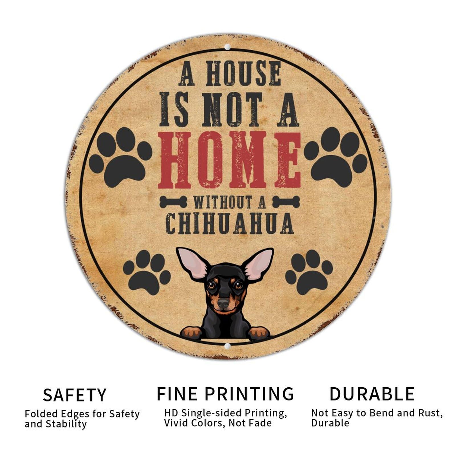 Hygge Creations Stampa tipografica con scritta A House is Not A Home
