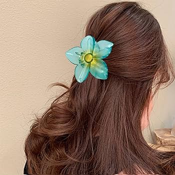 フラワー装飾付きクロークリップ Amazon.co.jp: フラワー ヘア クロー クリップ、ヘア用フラワー