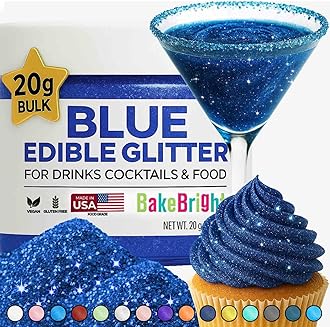 - Bulk (20g) Navy Blue Edible Glitter for Drinks Edible Glitter for Cakes, Drink Glitters, Shimmering Navy Blue Glitters Cake Decorations Shimmer for Strawberries, Cocktail Drinks