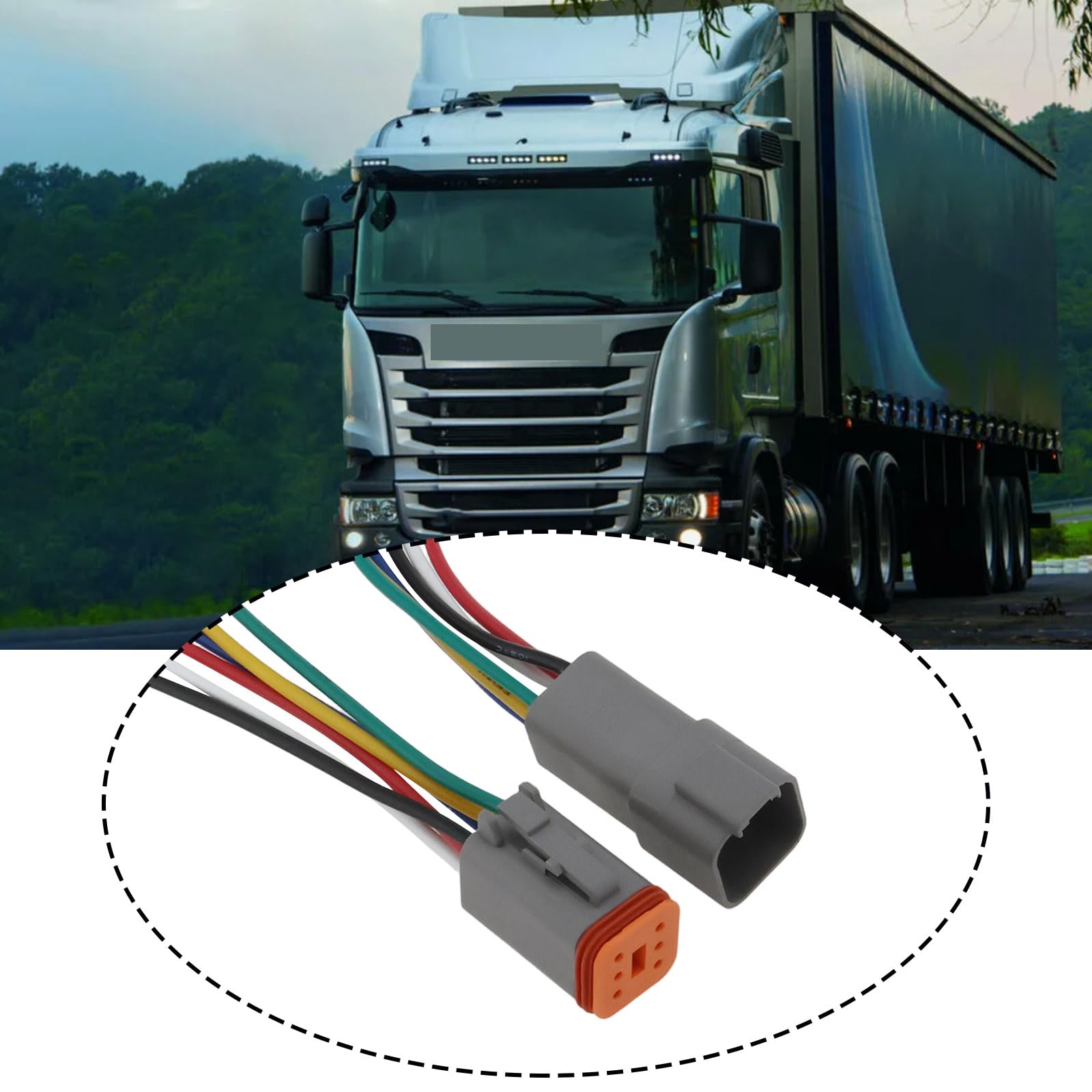 2 paia di connettori maschio femmina a 6 pin, 15 cm, compatibili con Deutsch DT per auto, camion, marina