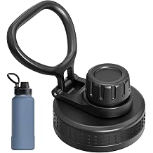 Replacement Lid for Hydrapeak Wide Mouth 14 26 32 40 50 oz Water Bottles, Spout Lid with Flexible Handle