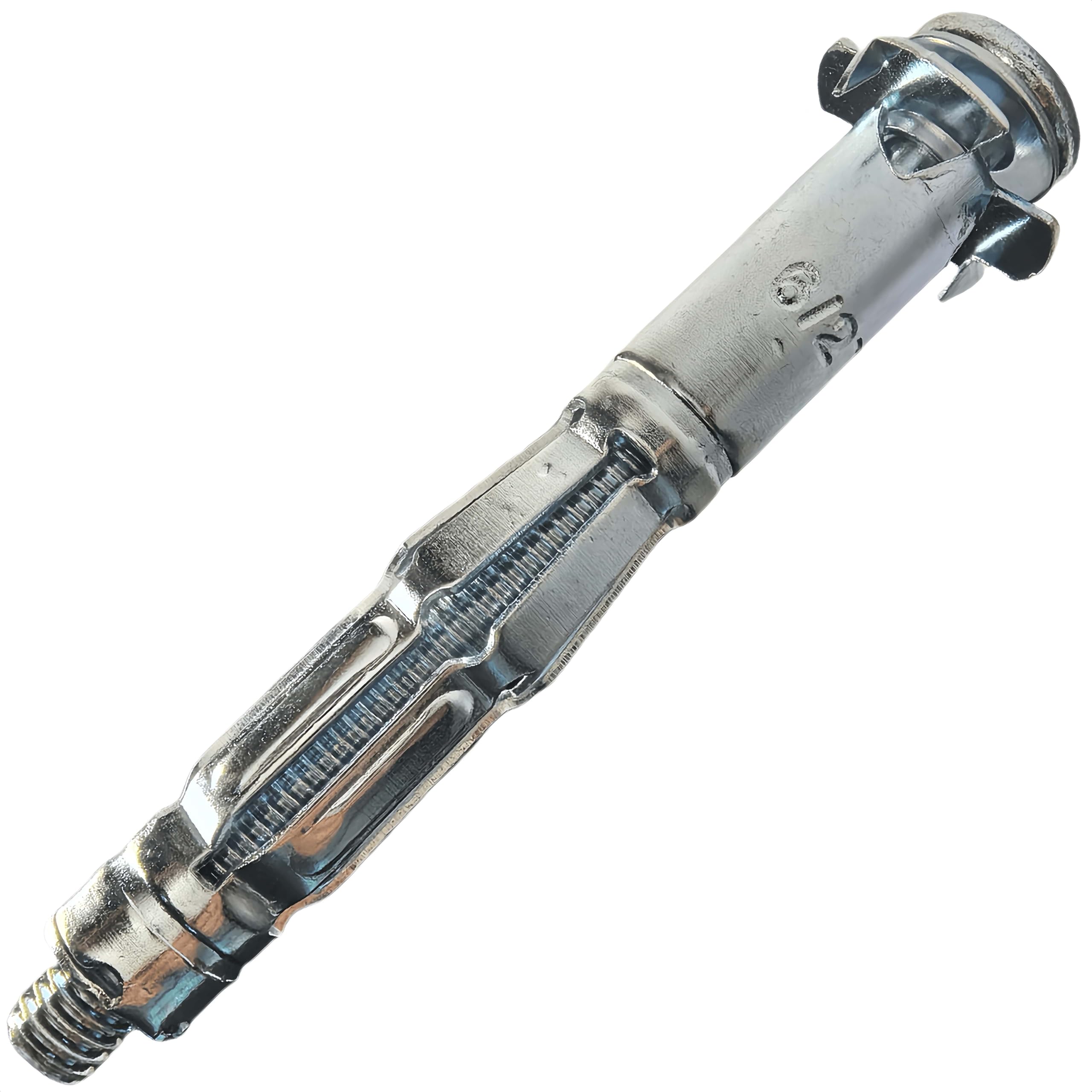 SANTIE Hollow Wall Anchors Bolts (1/4x2 Long) - 25 PC for Wall Thickness: 5/8" – 1-1/8"