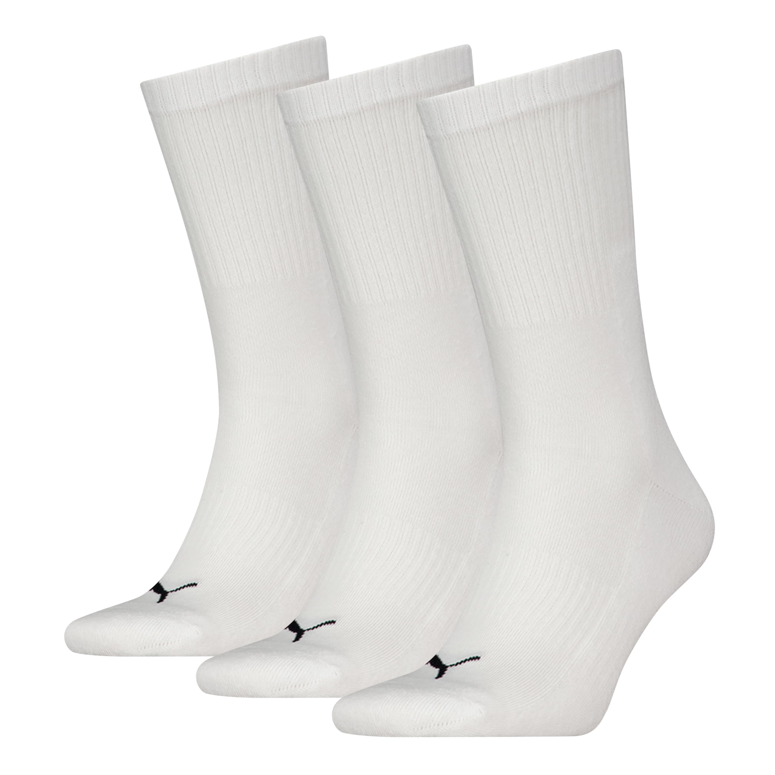 Puma Unisex Weiß Cushioned Crew Sock (3Er Pack)