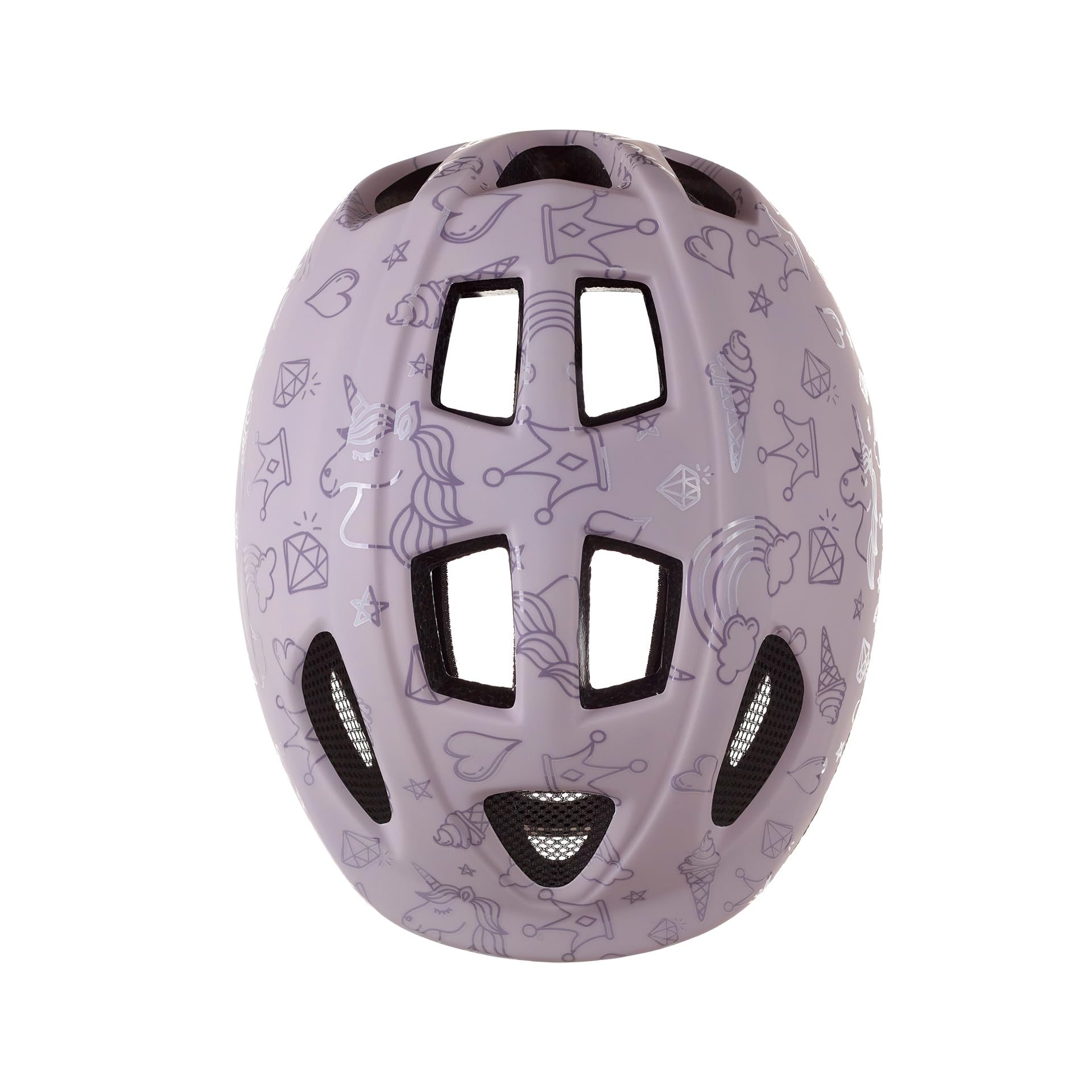 POLISPORT 8740300051 - Kask rowerowy XS Kids Fantasy dla dzieci z regulacją (46-53cm) z certyfikatem CE do jazdy na rowerze na deskorolce w kolorze Białym