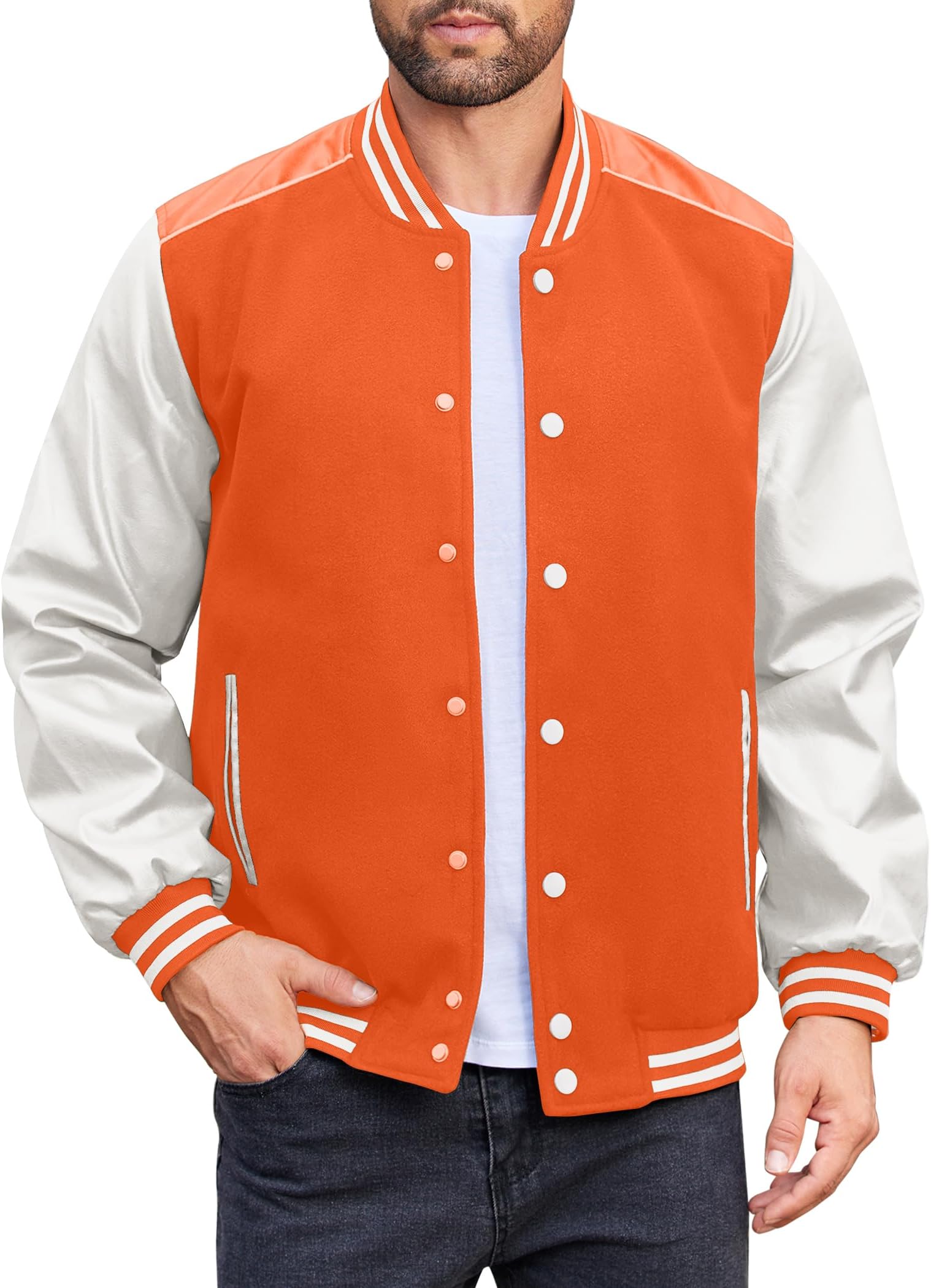 orange adidas bomber jacket