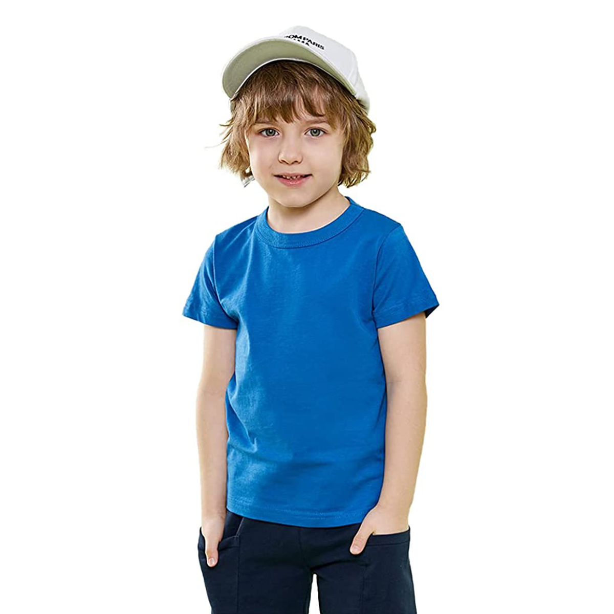 ともとも　23k Amazon | [LSMUDKINGDOM] tシャツ キッズ 無地 黄色 丸首 半袖