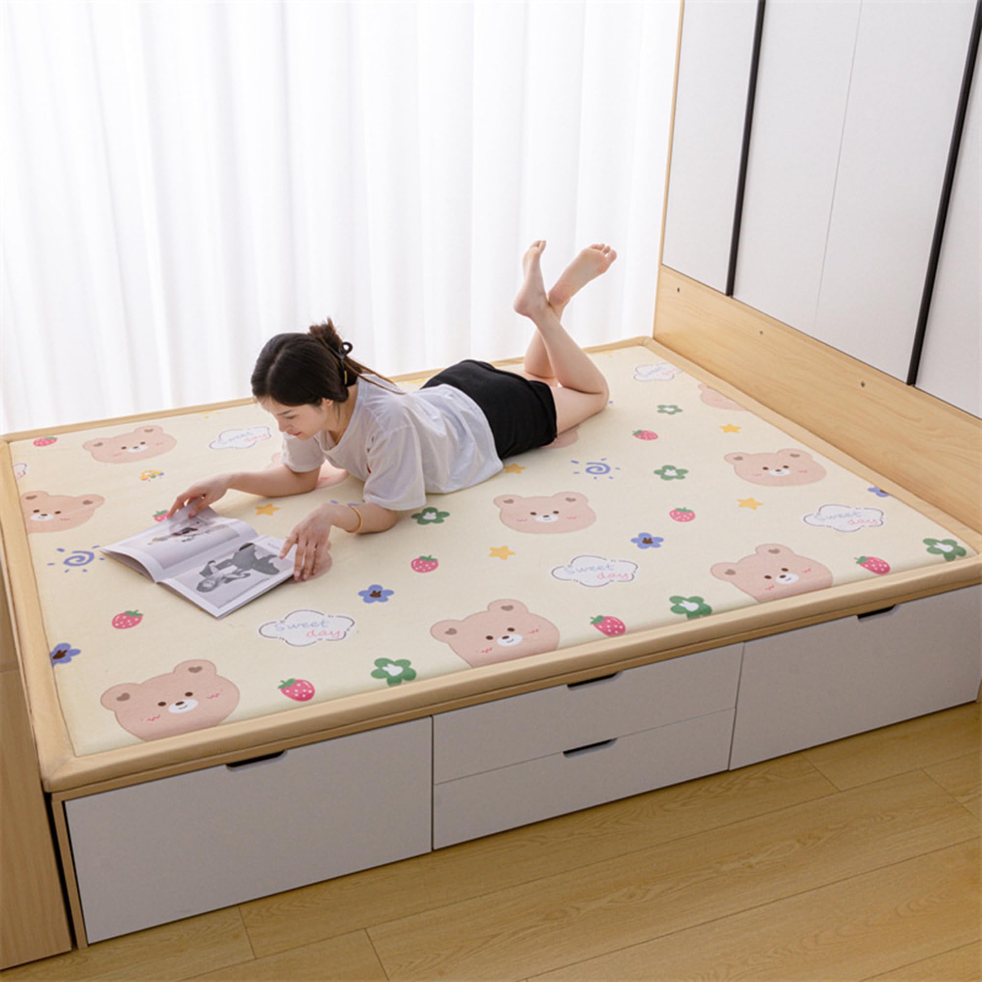 Grand tapis doux pour salon fini les poils partout tapis lavable anti-glisse