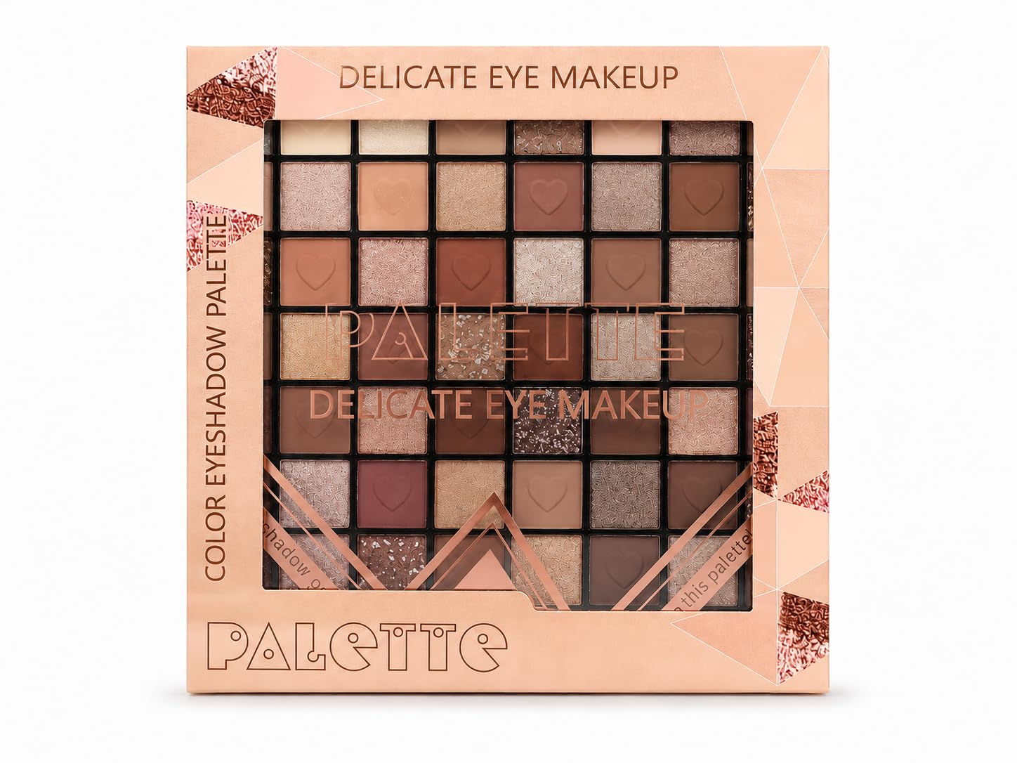 SKINPLUS Eyeshadow Palette 64 Color – Professional Matte, Shimmer & Glitter Eye Makeup Kit-image-38