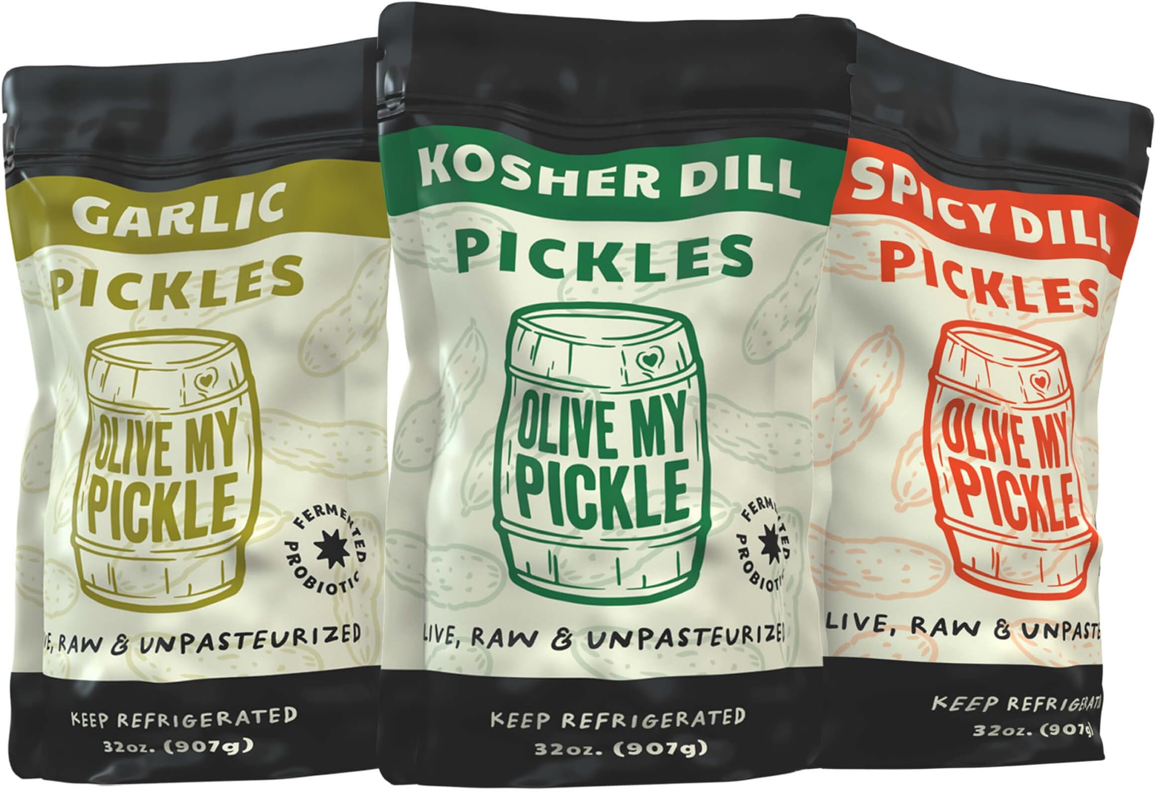 Bubbies Pure Kosher Dill Pickle 33.0 OZ(Pack of 1