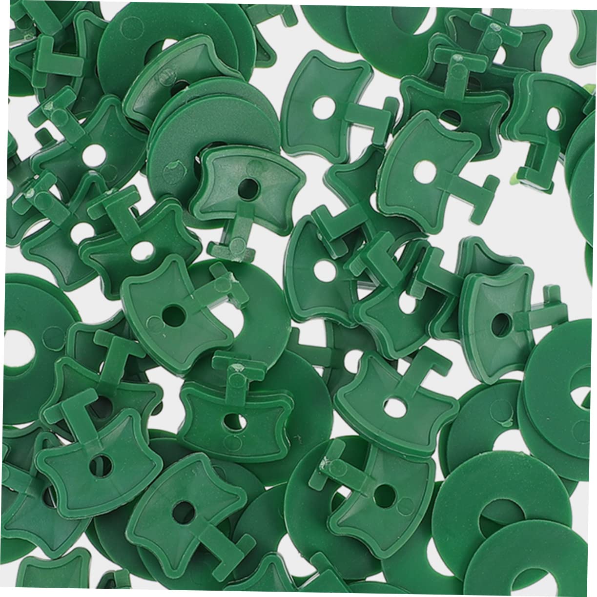 UPKOCH 300 Set Clip di Fissaggio per Serra Viti Clip in Serra Coperture Clip di Fissaggio per Piante Riutilizzabile Pianta Netto Rete Clip di Stoffa Ombra Clip della Serra Verde Pp