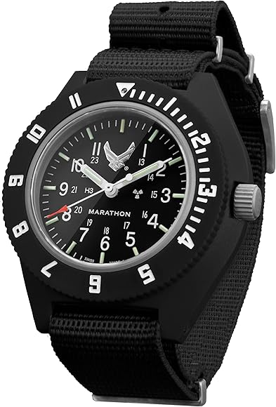 Amazon | MARATHON 41mm ブラック パイロットのナビゲーター 